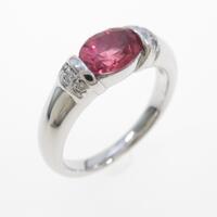 K18WG トルマリンリング