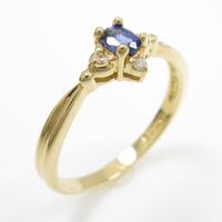 K18YG サファイヤリング