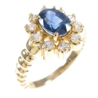 K18YG サファイヤリング