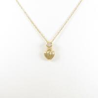 K18YG ダイヤモンドネックレス