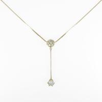 K18YG ダイヤモンドネックレス