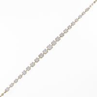 K18YG ダイヤモンドブレスレット