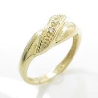 K18YG ダイヤモンドリング