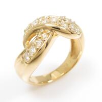 K18YG ダイヤモンドリング