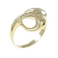 K18YG ダイヤモンドリング