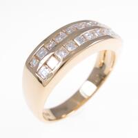 K18YG ダイヤモンドリング