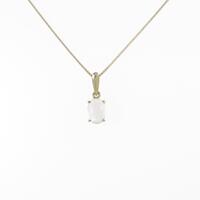 K18YG ムーンストーンネックレス