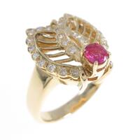 K18YG ルビーリング