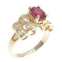 K18YG ルビーリング