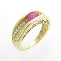 K18YG ルビーリング