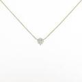 K18YG／K18WG ダイヤモンドネックレス 0．481ct・K・VS2・FAIR