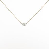 K18YG／K18WG ダイヤモンドネックレス 0．481ct・K・VS2・FAIR