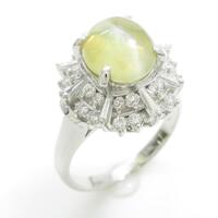 PT クリソベリルキャッツアイリング