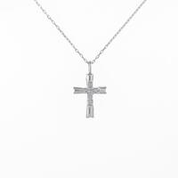 PT クロス ダイヤモンドネックレス