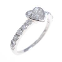 PT ハート ダイヤモンドリング