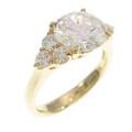【リメイク】K18YG ダイヤモンドリング 2．032ct・H・SI2・GOOD