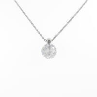 【リメイク】プラチナダイヤモンドネックレス 2．506ct・H・I1・GOOD
