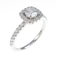 【リメイク】プラチナダイヤモンドリング 0．305ct・F・3EXT H＆C