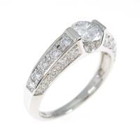 【リメイク】プラチナダイヤモンドリング 0．538ct・E・SI1・VG
