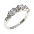 【リメイク】プラチナダイヤモンドリング 0．740ct・E?F・SI1・GOOD
