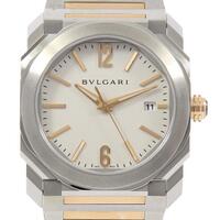 【新品】ブルガリ BGO38S／BGO38WSPGD オクトソロテンポ PGコンビ SSxPG 自動巻