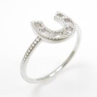 エテ ホースシュー ダイヤモンドリング