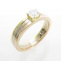 カルティエ トリニティソリテール リング 0．23ct・D・VS1