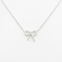 ティファニー メトロ ボウ ミニ ネックレス