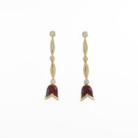 ファベルジェ エナメルピアス