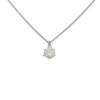 プラチナダイヤモンドネックレス 1．081ct・K・I1・VG