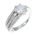 プラチナダイヤモンドリング 1．120ct・F・SI1・VG