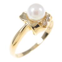 K18YG アコヤパールリング