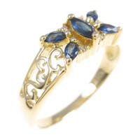 K18YG サファイヤリング