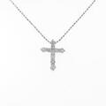 PT クロス ダイヤモンドネックレス