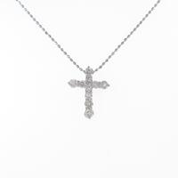 PT クロス ダイヤモンドネックレス