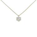 【リメイク】K18YG ダイヤモンドネックレス 0．748ct・F・SI2・VG