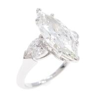 グラフ プロミス リング 2．01ct・J・VS1・マーキスカット