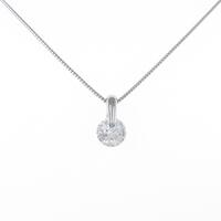 PT ソリティア ダイヤモンドネックレス