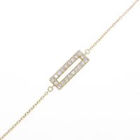 K18YG ダイヤモンドブレスレット