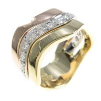 K18YG／PT／K18PG ダイヤモンドリング