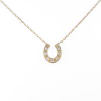 ヴァンドーム ホースシュー ダイヤモンドネックレス