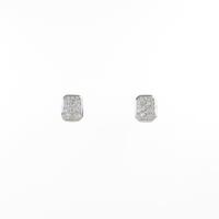 K18WG ダイヤモンドピアス