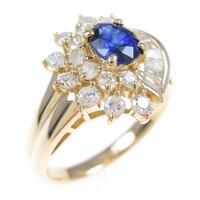 K18YG サファイヤリング