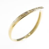 K18YG ダイヤモンドリング