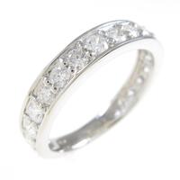 PT ハーフエタニティ ダイヤモンドリング