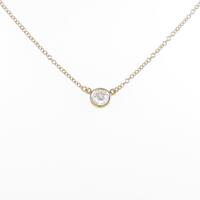 ティファニー バイザヤード ネックレス 0．23ct・H・VS1・3EXT