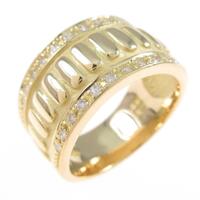 K18YG ダイヤモンドリング