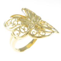 K18YG バタフライ リング