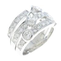 K18WG ダイヤモンドリング