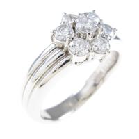 PM フラワー ダイヤモンドリング